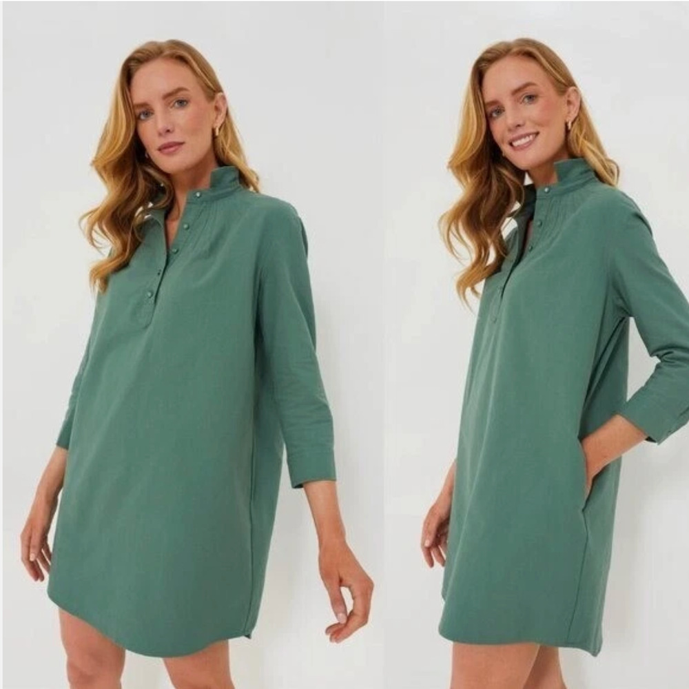 Pomander Place Green Midi Dress